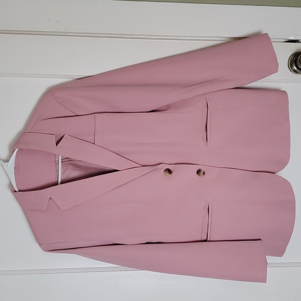 Pink blazer size large